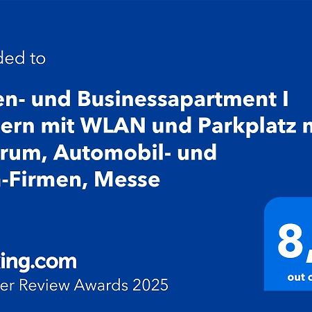 Ferien- Und Businessapartment I Modern Mit Wlan Und Parkplatz Nahe Zentrum, Automobil- Und Tech-Firmen, Messe Renningen Kültér fotó